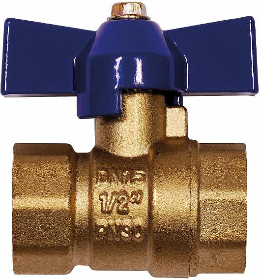 Кран шаровой RML RM-L ВР-ВР 1/2 Ду15 Ру30 (11Б27п1) ручка бабочка