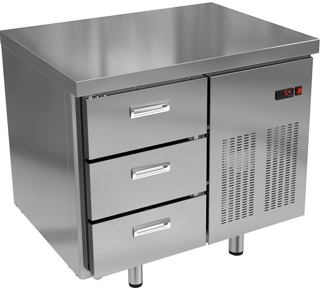 Стол холодильный KRONER СХ 3я-90-70