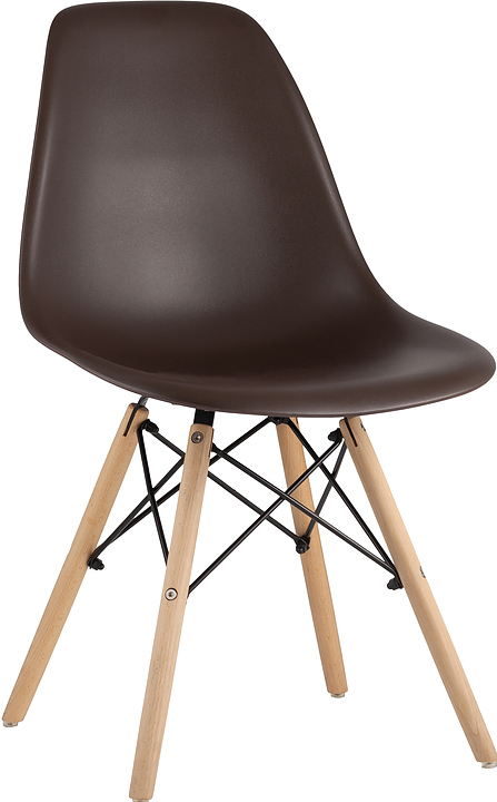 Стул Stool Group Simple DSW коричневый
