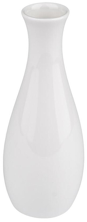 Ваза для цветов Noble Fine Plus White 091928А d 5.8 см h 14.3 см, белый
