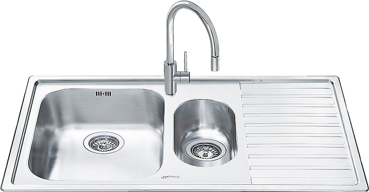 Кухонная мойка SMEG LM102D-2