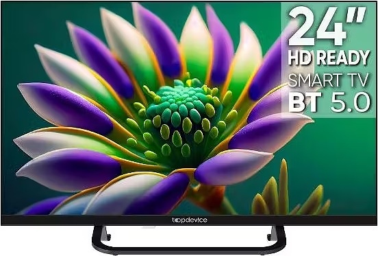 Телевизор Topdevice 24" Frameless Neo CS04 HD, Smart TV WildRed (TDTV24CS04H_BK) черный