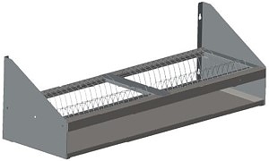 Полка настенная для тарелок Assum ПНТ-П-9/3,3