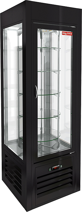 Витрина кондитерская HICOLD VRC 350 R Sh Black