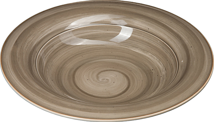 Тарелка для пасты Corone Natura HL900650B 272 мм серо-коричневая