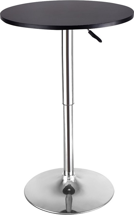 Стол барный Hesby Serene Synchrony (МДФ / металл) черный / хром