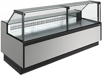 Витрина холодильная Carboma Bavaria 4 GC110 VM 2,5-1 версия 2.0 9006-9005 (без боковин)