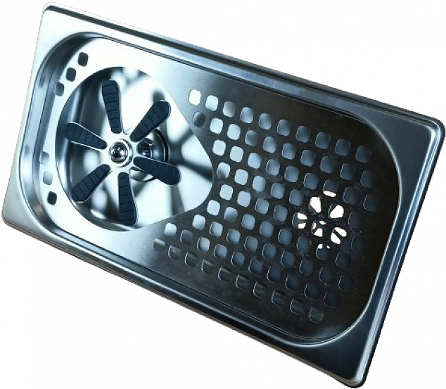 Ринзер для питчера Rinser 327x176x40 врезной с сушильной сеткой