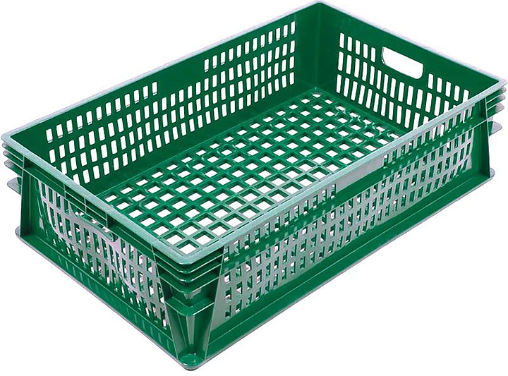Ящик для хлеба ТАРА.РУ 404-200 740х465х200 мм зеленый