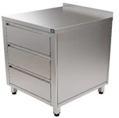 Стол-тумба РЕКОМ ТЯБ-40/60/85 3 ящика, с бортом