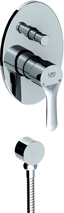 Смеситель встраиваемый для душа GPD Felis MKB75