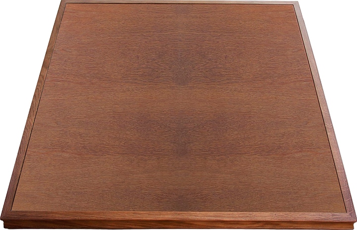 Столешница Sheffilton SHT-ТT 80/80 (МДФ / ламель / дуб) квадратная коричневый дуб