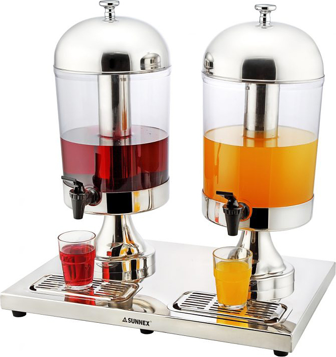 Диспенсер для холодных напитков Sunnex X23688TX2 / JQ-CD047 2х8 л