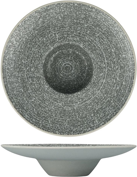 Тарелка глубокая P.L. Proff Cuisine Dark Stone Untouched Taiga 81221910 200 мл