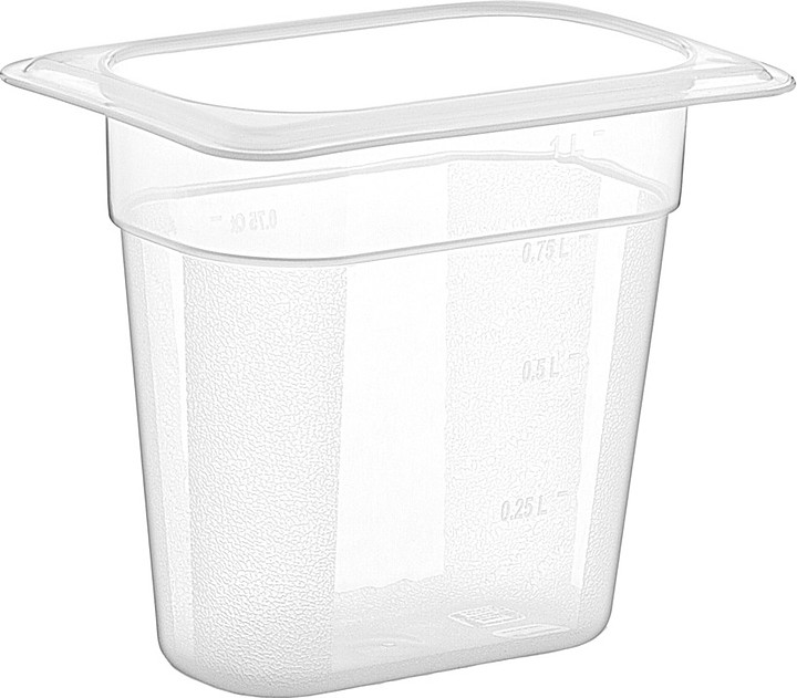 Гастроемкость Gastroplast GNPP-19150 GN 1/9-150 (176х108х150) 1 л полипропилен прозрачная