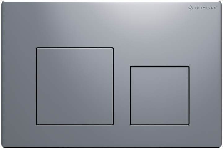 Кнопка смыва Terminus 82K24х16C хром