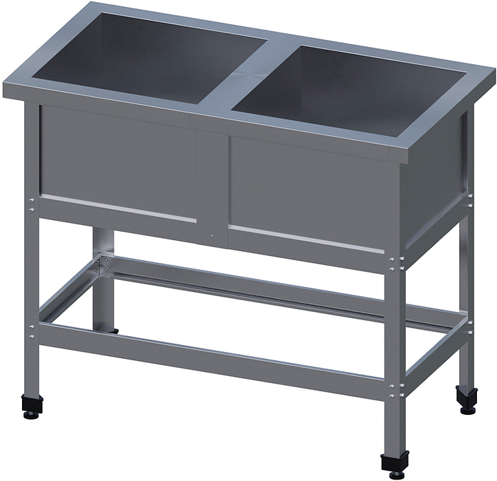 Ванна моечная VIATTO ВСМ-2/530-Н-ЮТ