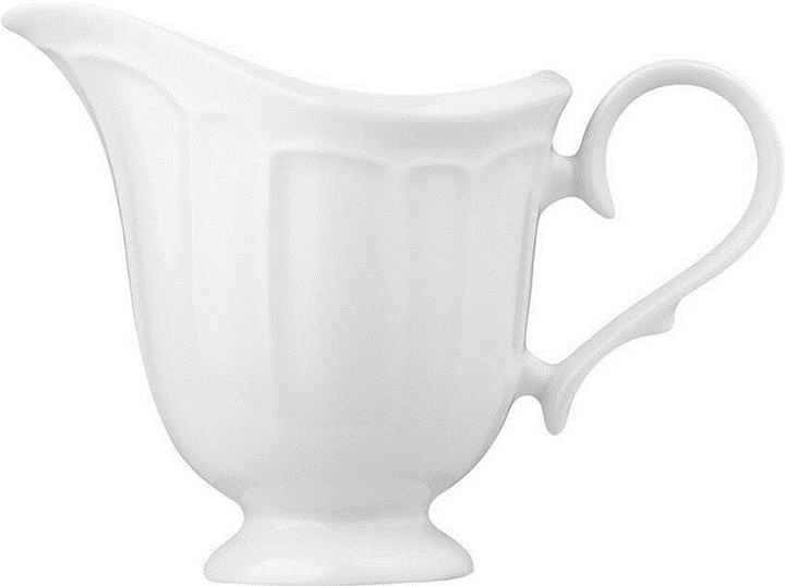 Молочник Noble Bella 305802А 70 мл 14,5х6,7 см h=10 см (фарфор) белый