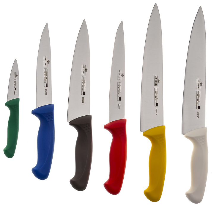 Нож для хлеба Китай Luxstahl HACCP W016 8" 200 мм белый