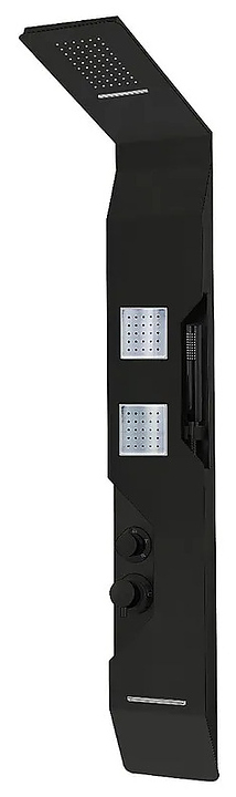 Панель душевая гидромассажная Taliente Amato TA-G-A05B/Bb+s с изливом, черный