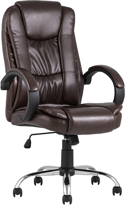 Кресло руководителя TopChairs Atlant коричневое