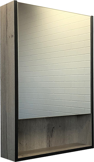 Шкаф зеркальный Comforty Вена-55 55х80 см