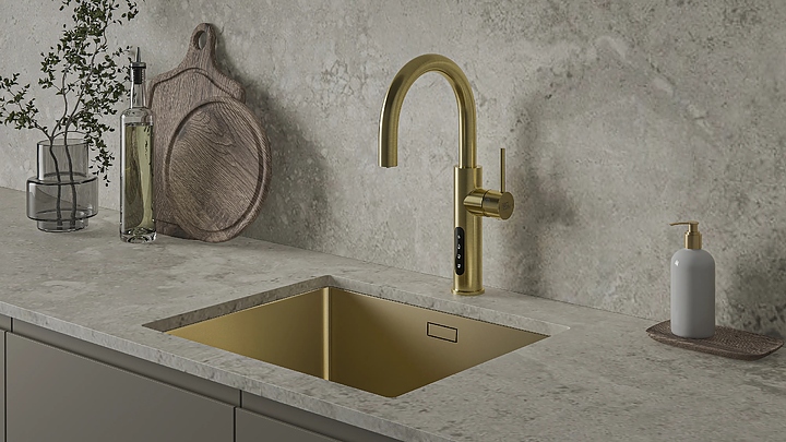 Система мгновенного кипячения воды 5 в 1 ArtisanTech Aquahot Aspen LG (светлое золото)