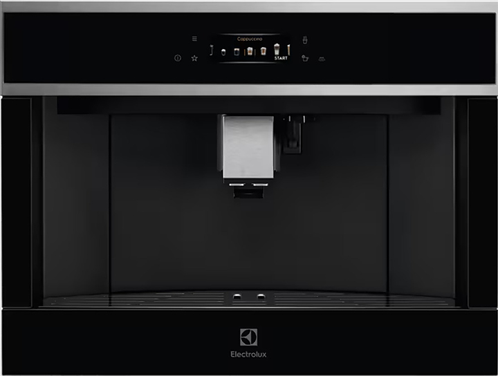 Кофемашина автоматическая Electrolux EBC85X черная / нерж. сталь