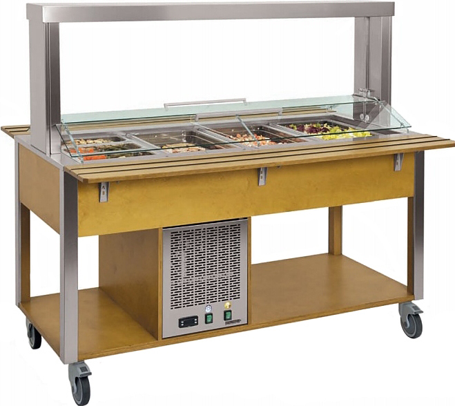 Стол шведский Metalcarrelli 6900.3M-R