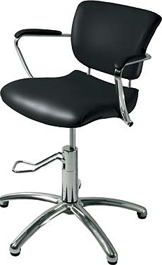 Кресло парикмахерское Пластэк-Техник Визит с основанием в виде крестовины