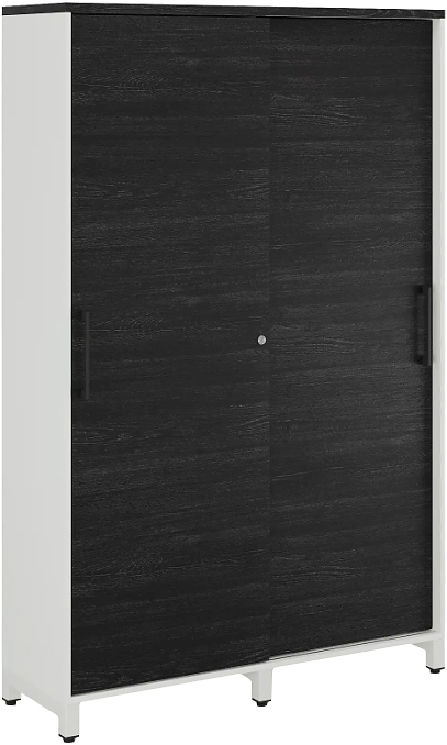 Шкаф для одежды КОБОР HG-120/60/M white/wood