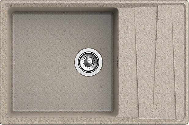 Кухонная мойка GranFest Level GF-LV-760L песочный