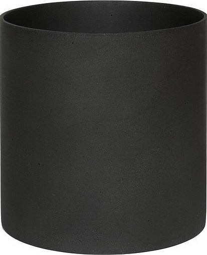 Кашпо Pottery Pots Puk (25х25 см) черное