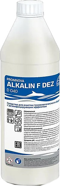 Средство дезинфицирущее моющее Dolphin ALKALIN F DEZ 1 л
