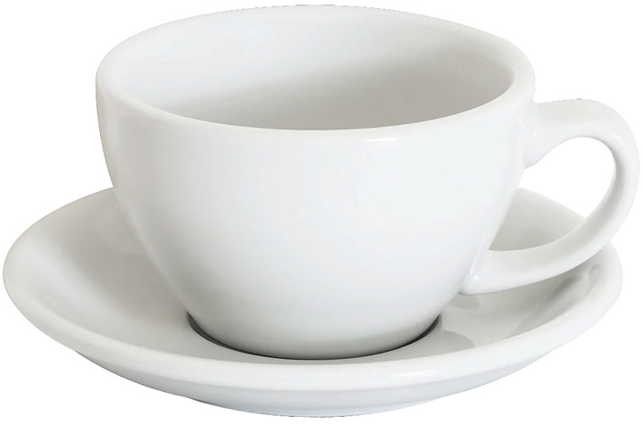 Кофейная пара Loveramics Egg Latte Cup 300-01BWH/02BWH 300 мл, белый (white)