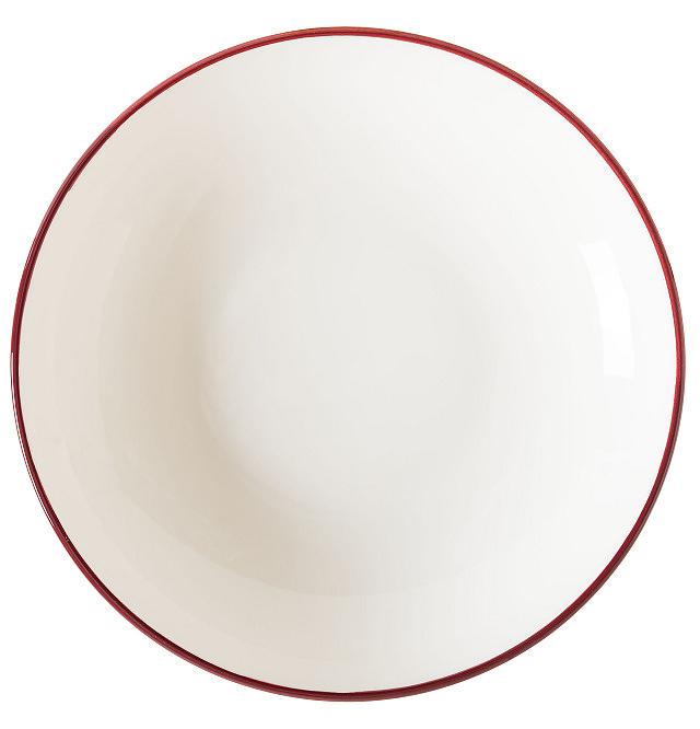 Тарелка глубокая Bonna Линеа Бургундия Банкет 77220 d 230 мм h 70 мм