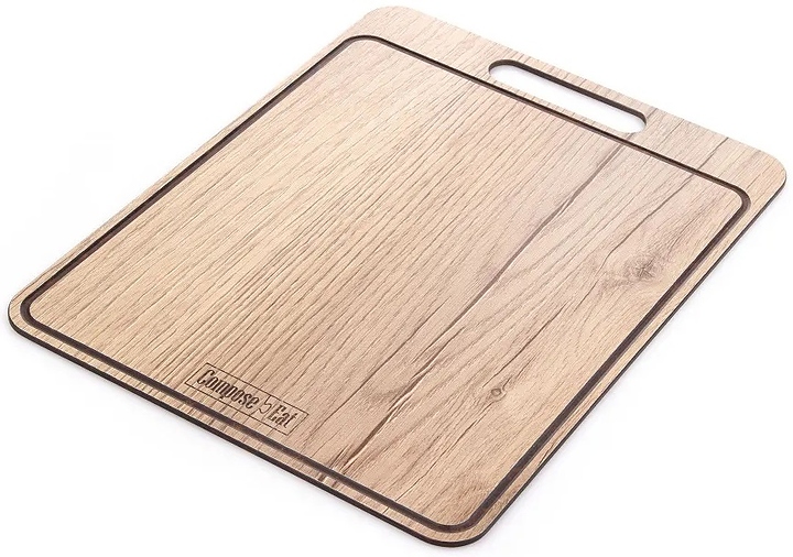 Доска разделочная с желобом ComposeEat Everyday DRJ2902052088OA4 29x20 см, дуб коричневый