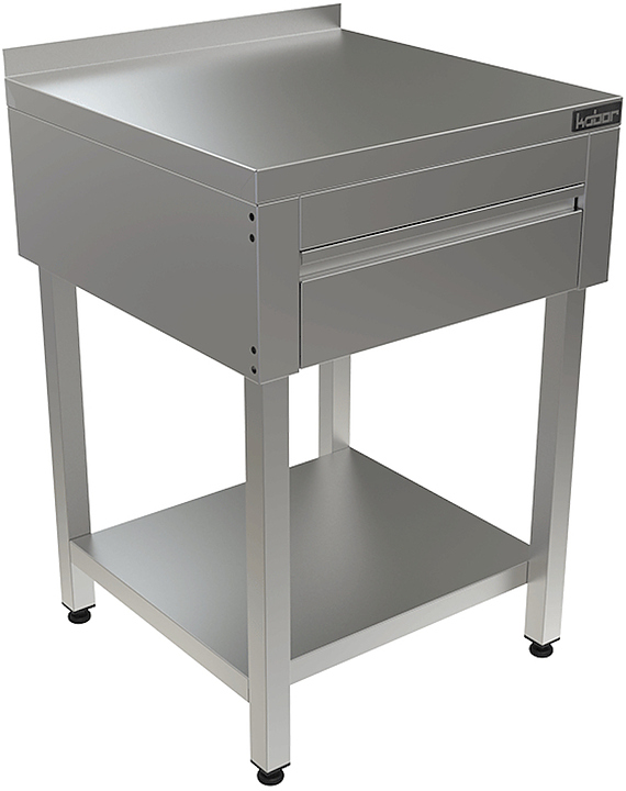 Стол с выдвижными ящиками и полкой КОБОР СПБЯ-60/70/П