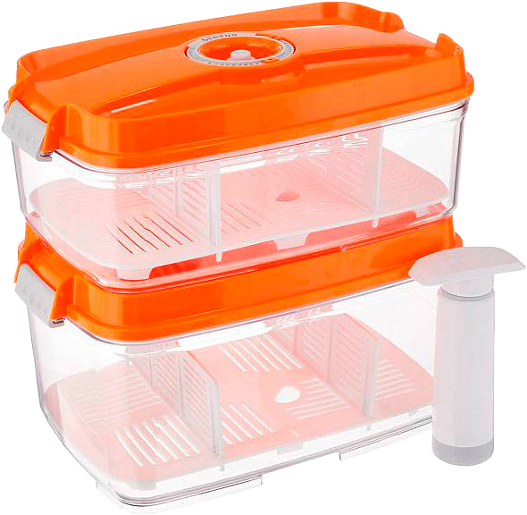 Набор вакуумных контейнеров Status VAC-REC-Bigger оранжевый