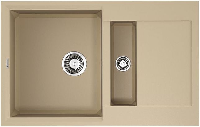 Кухонная мойка Omoikiri Sakaime 78-2-CH Tetogranit, шампань
