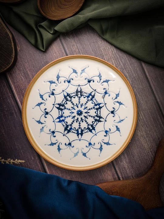 Тарелка мелкая Porland Pioli Reflect 18AP24 PL d=24 см (фарфор) с вертикальным бортом