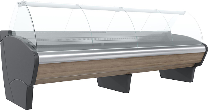 Витрина холодильная Carboma Bavaria G110 VV 2,5-1-1 (ВХСр-2,5 Bavaria G110) (динамика, выносной агрегат)