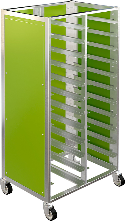 Тележка-шпилька для подносов Restoinox ТШСЗППА-12х2-40/20-304/325-360