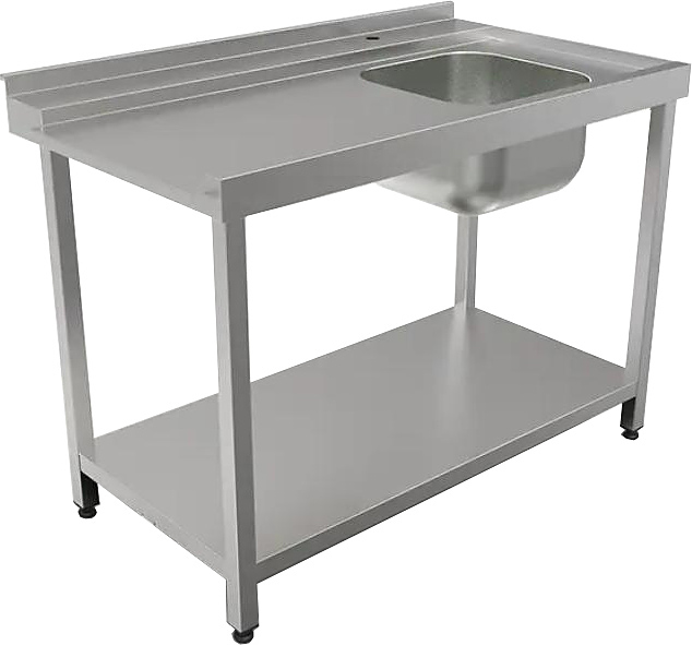 Стол для посудомоечной машины КОБОР СПМ/2-120/70/П