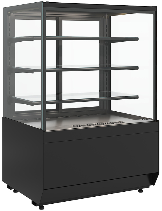 Витрина кондитерская Carboma KC70 VV 1,3-1 Standard версия 2.0 (Techno 9005)