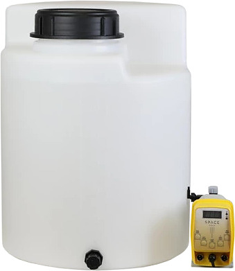 Комплекс дозирования SpaceAqua Dose 603-IMP, емкость 60 л, от счетчика EW/RI