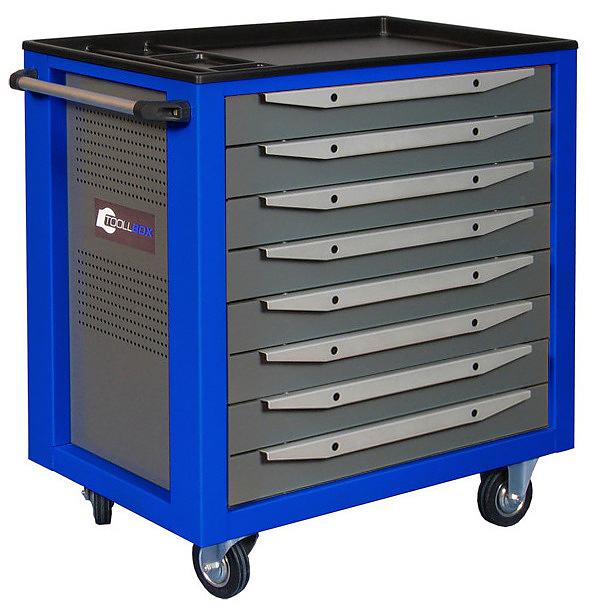 Тележка инструментальная КМК завод TOOLLBOX Standart TBS-8 360 кг, RAL 2008/RAL 5005