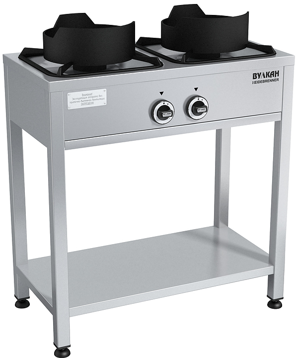 Плита газовая Вулкан KSB02 8176 WOK