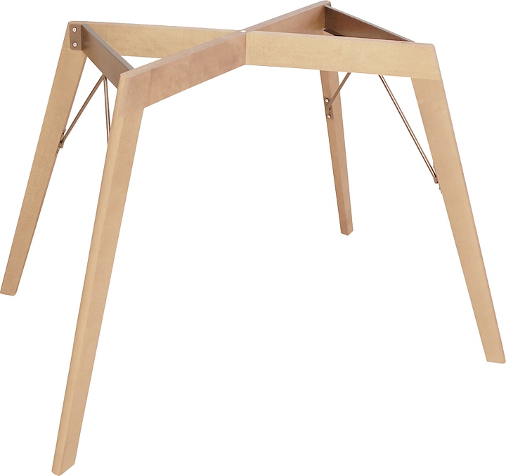 Подстолье Sheffilton SHT-TU9-2 (дерево / металл) прозрачный лак