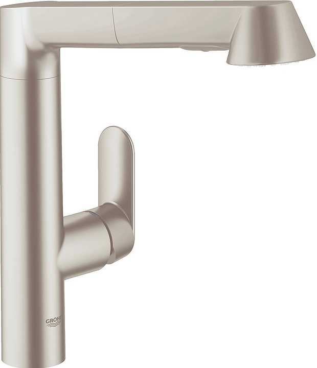 Смеситель для кухни с вытяжным изливом Grohe K7 32176DC0